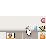 The firebug icon in Firefox