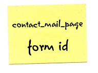 The Form ID of the contact form.